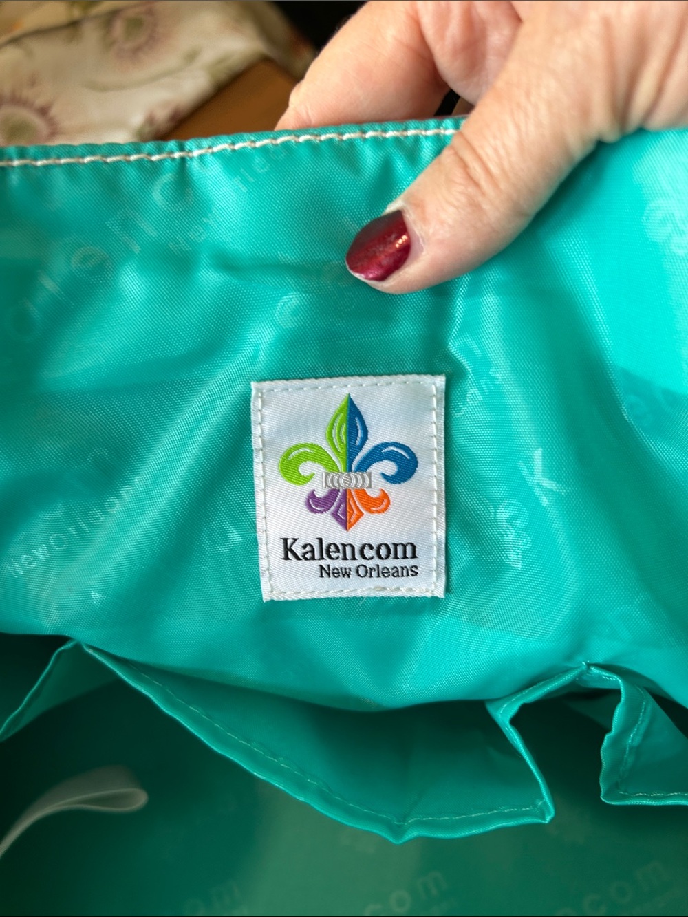 Kalemcom New Orleans Colorful Circle Print Diaper Bag with pouch - Multicolor - Picture 8 of 14